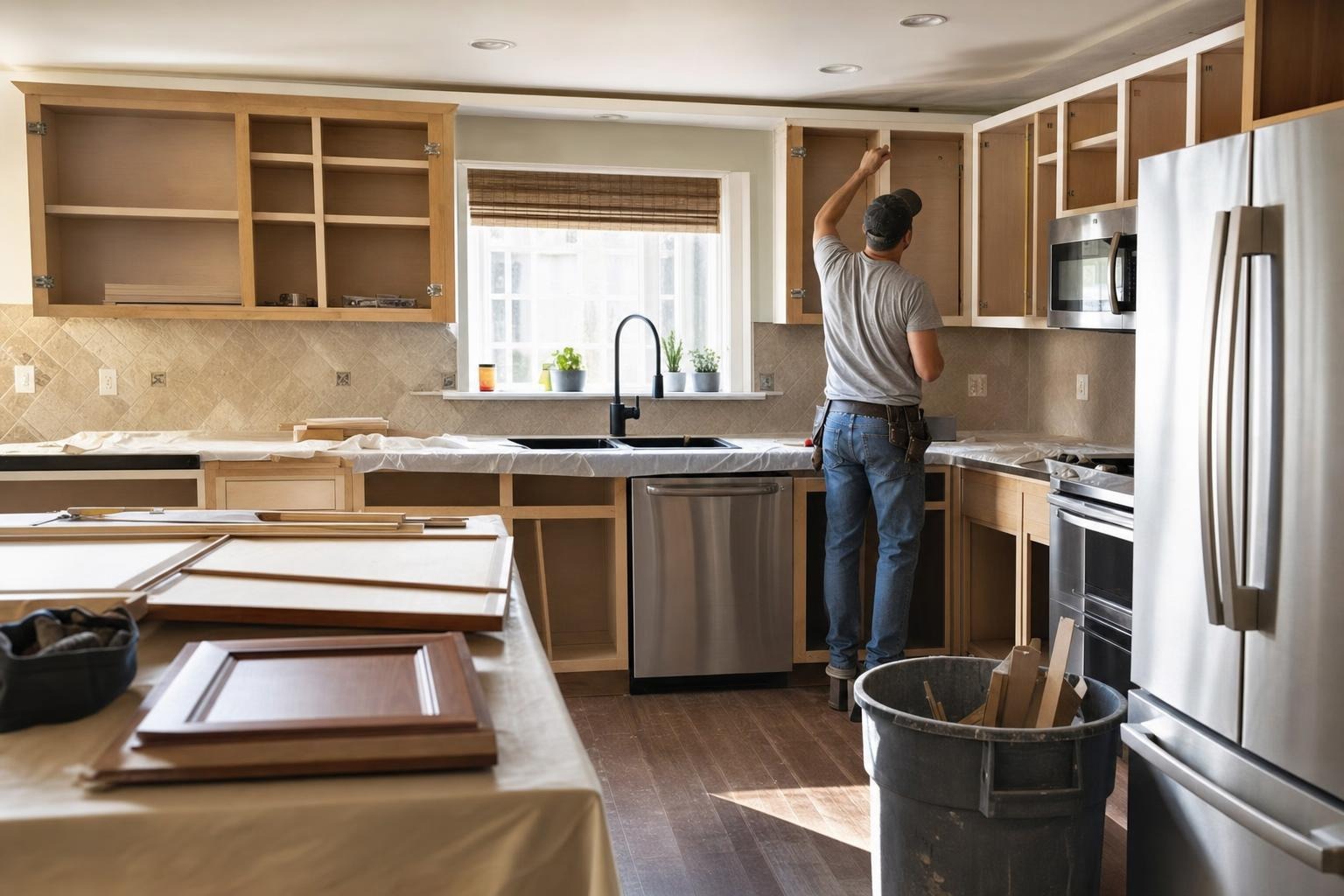 cupboard refacing cost and timeline